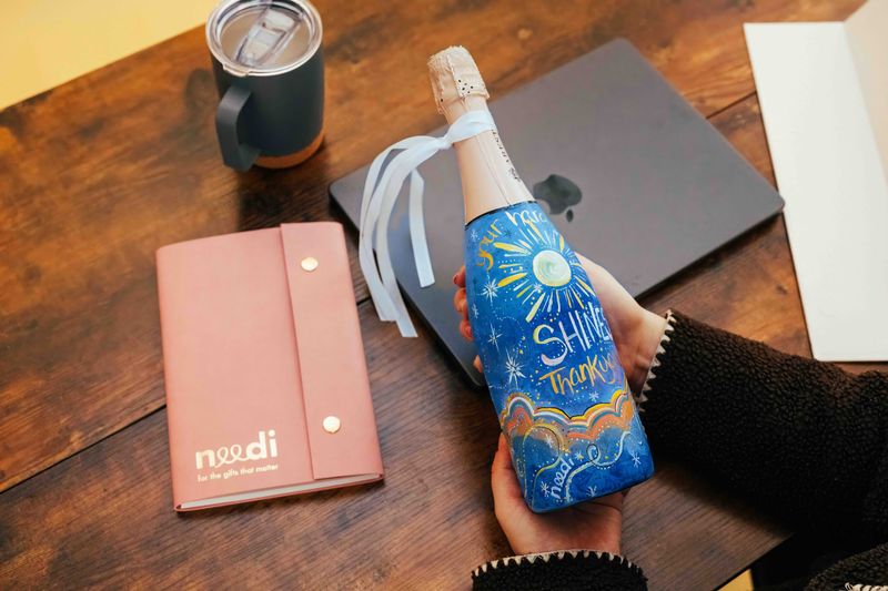 Bespoke Hand-Painted Champagne