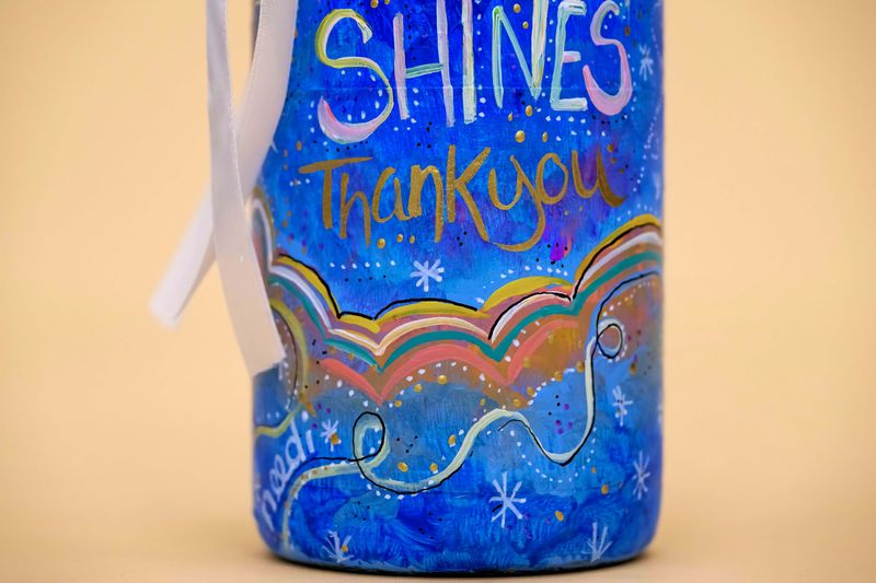 Bespoke Hand-Painted Champagne