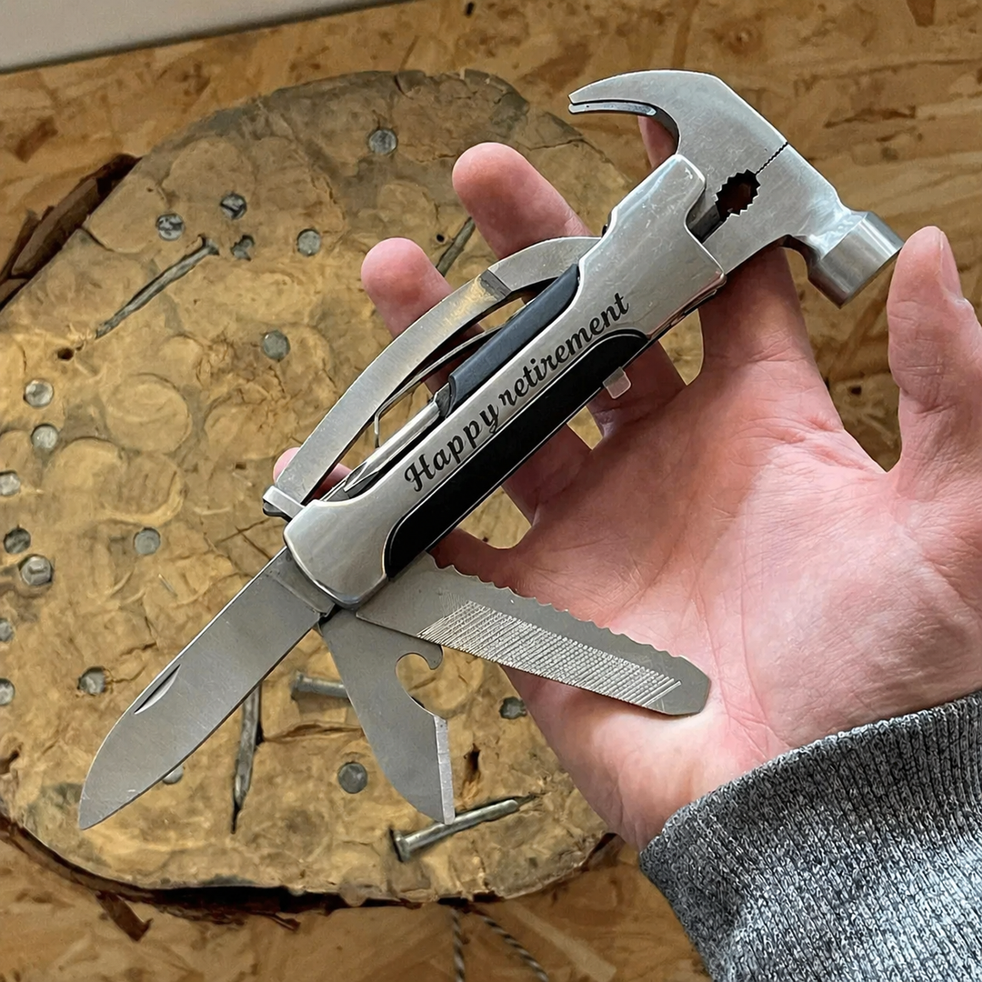 Personalised 9 in 1 Hammer Multi Tool