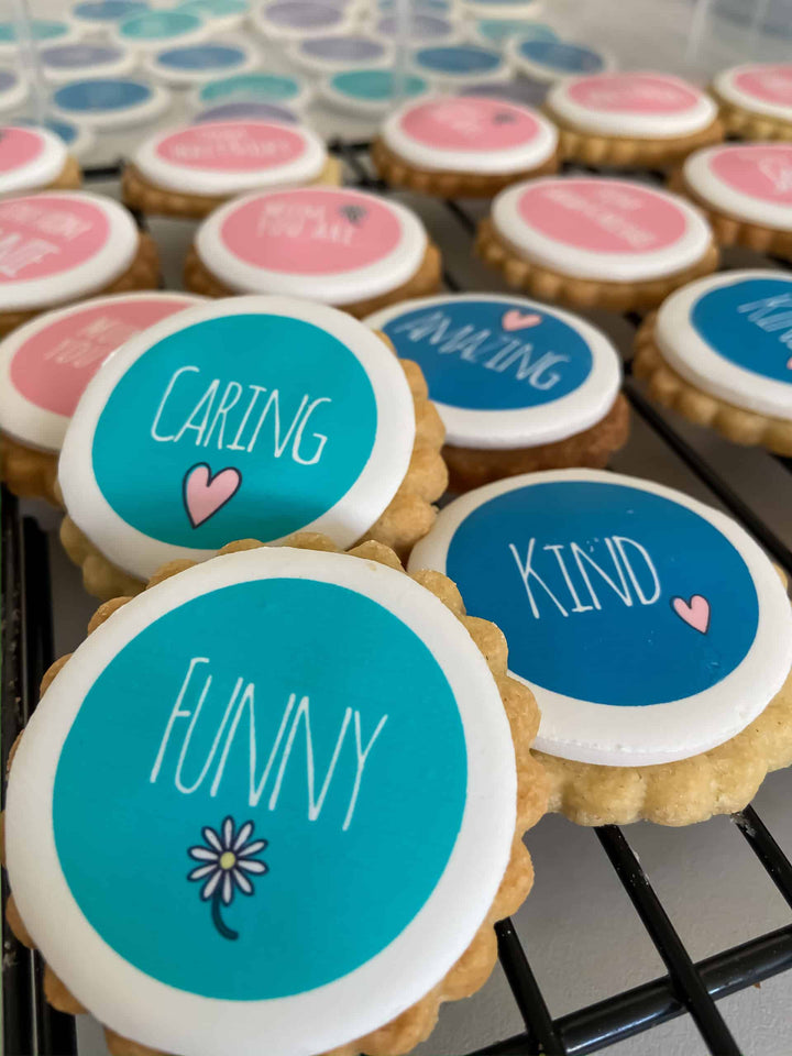 Personalised Fondant Biscuit Box