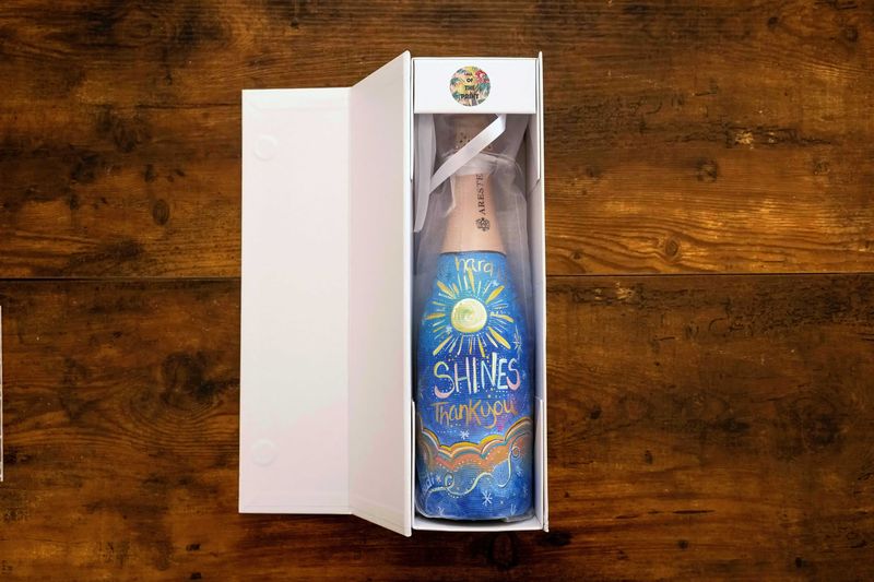 Bespoke Hand-Painted Champagne