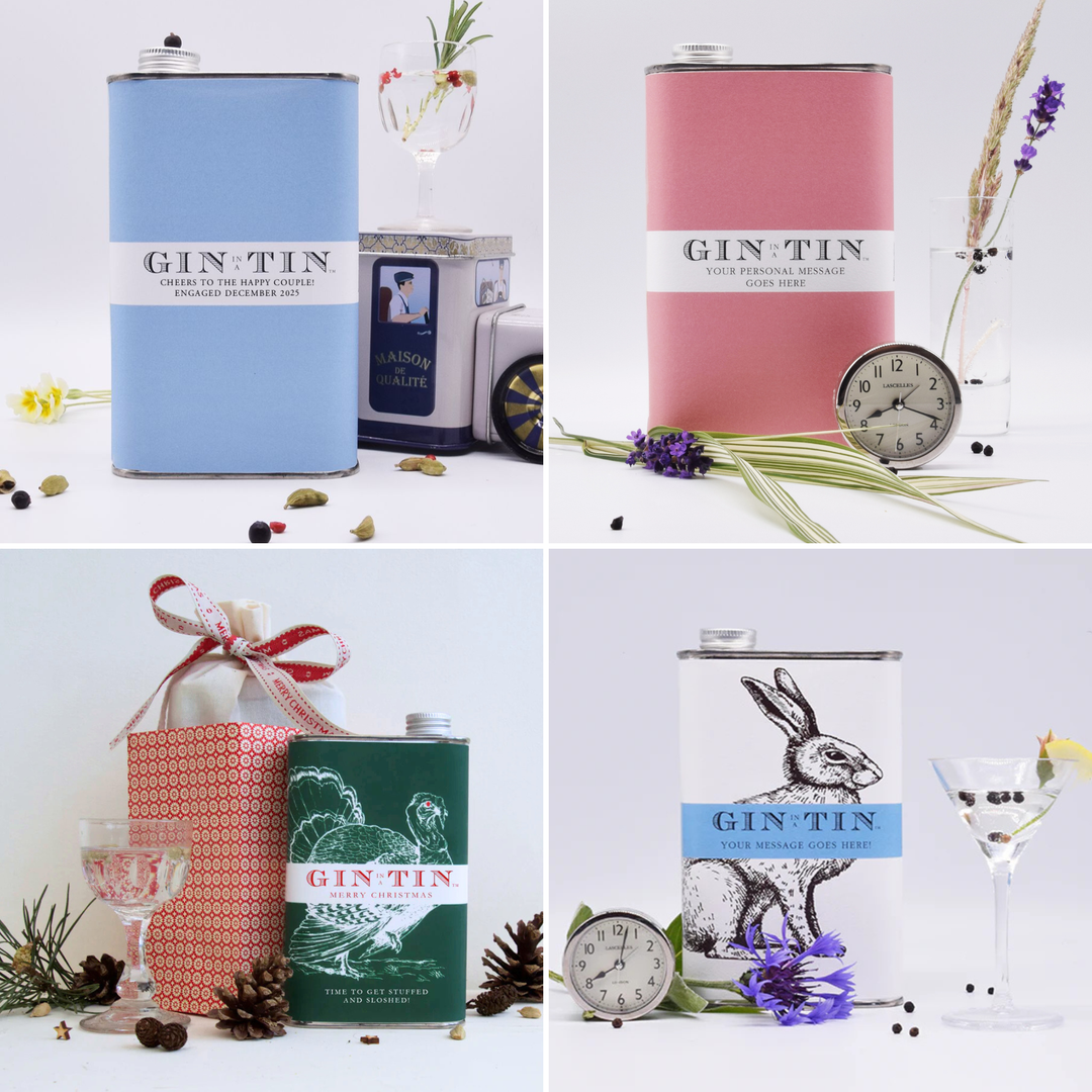 Personalised Gin In A Tin