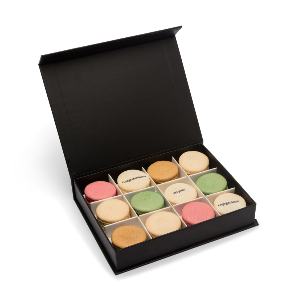 Personalised Message Macaron Gift Box