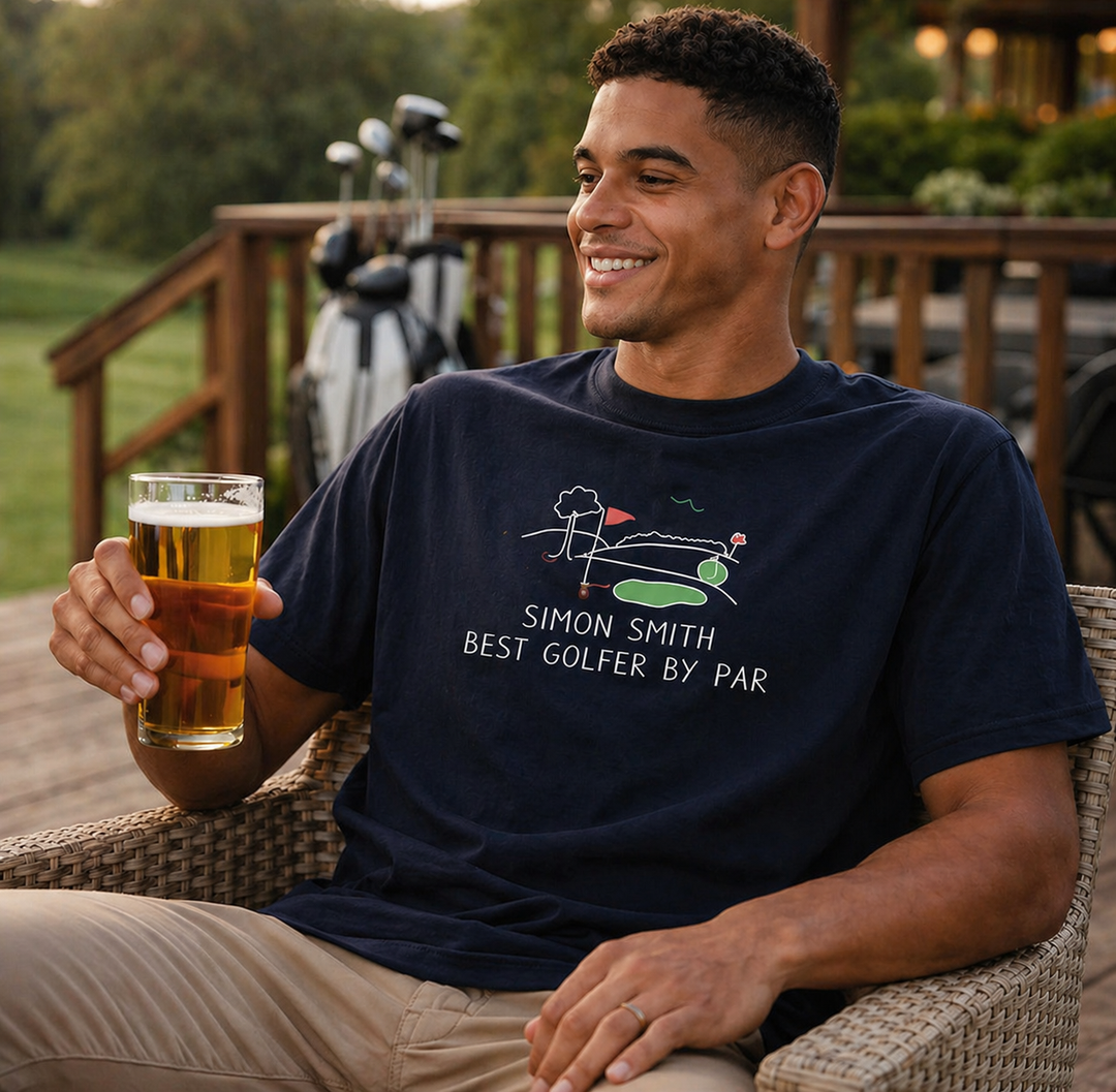 Personalised Best Golfer By Par T Shirt