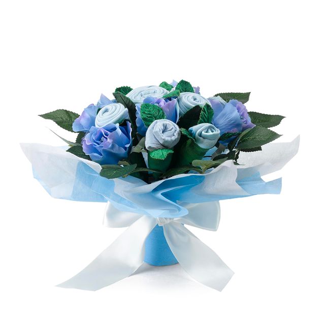 Hand Tied Baby Clothes Bouquet