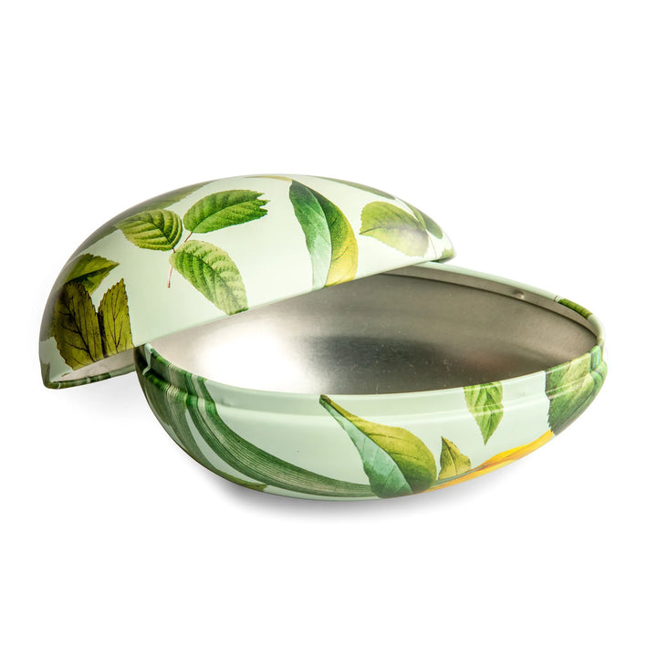 Green Leaf Easter Egg Tin