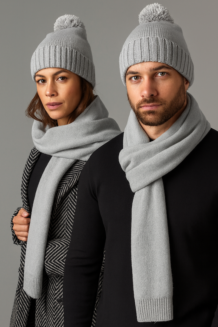 Personalised Unisex Hat & Scarf Set