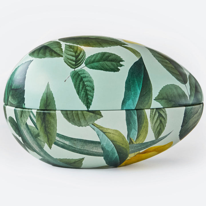 Green Leaf Easter Egg Tin