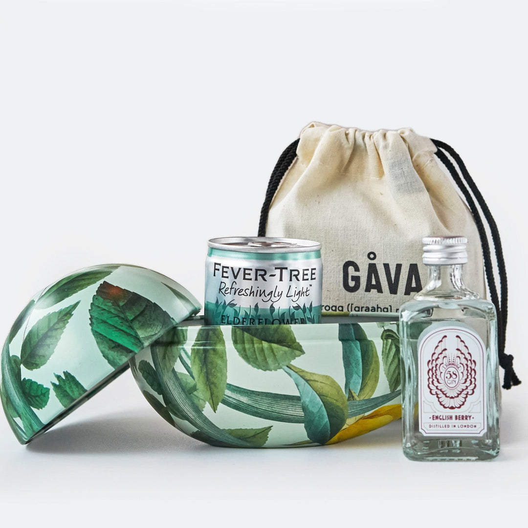 Green Leaf Easter Egg Tin