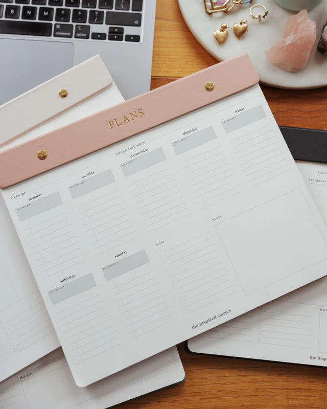 Refillable Weekly Notepad - Lined A4