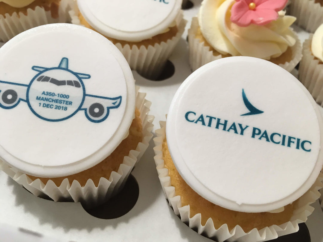 Branded Logo Cupcakes x48