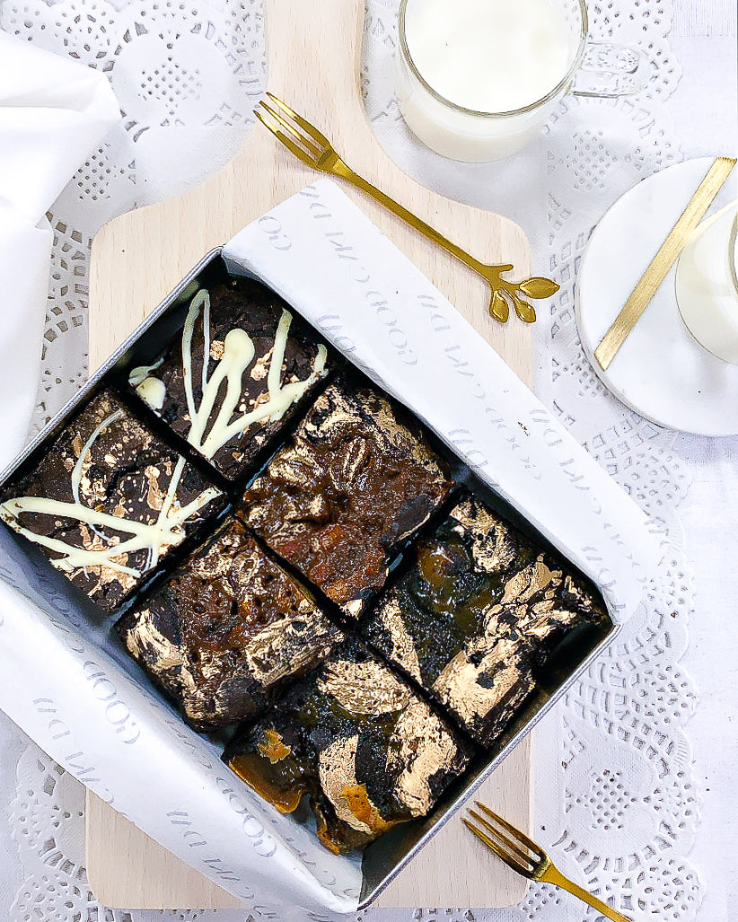 Valentine's Day Brownies Gift Set