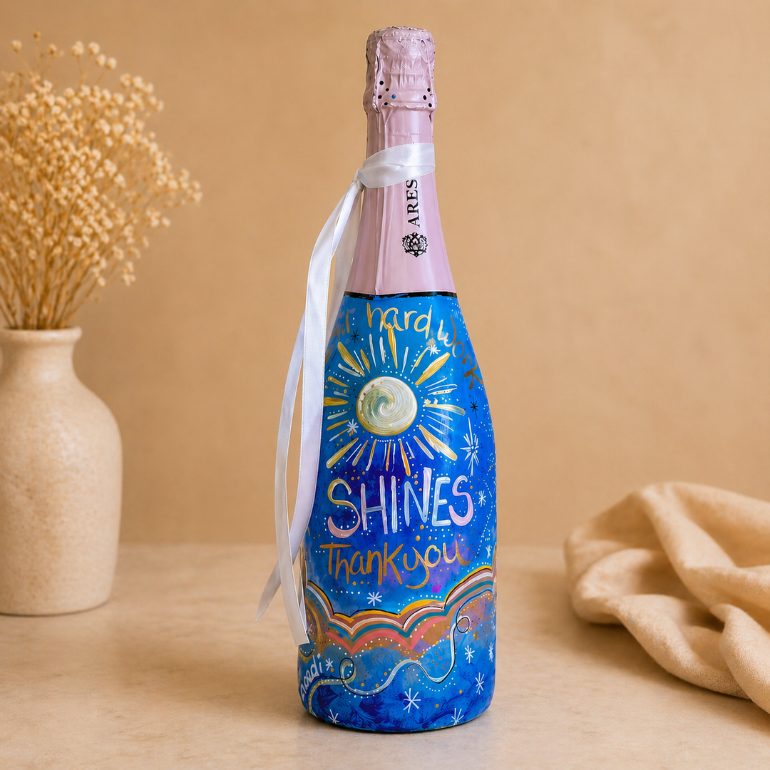 Bespoke Hand-Painted Champagne
