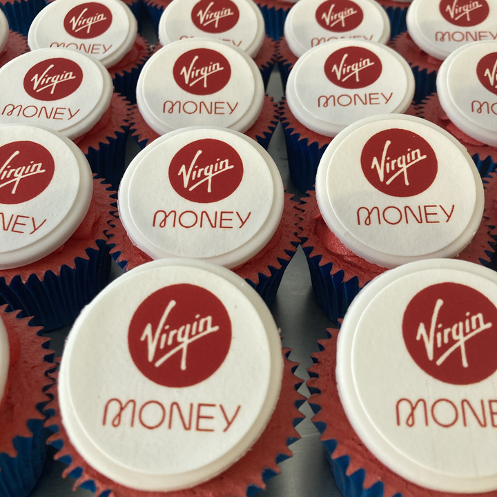 Branded Logo Cupcakes x48