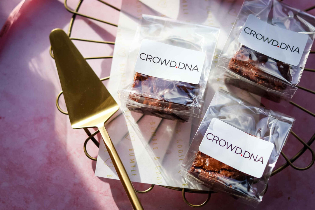 Delicious Logo Brownies