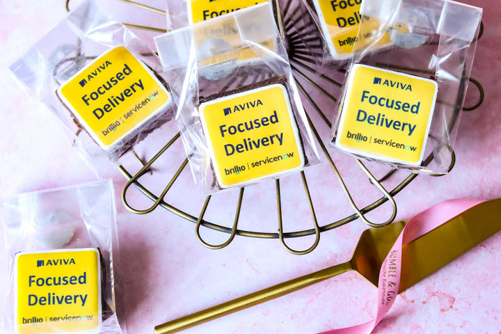 Luxurious Branded Brownies