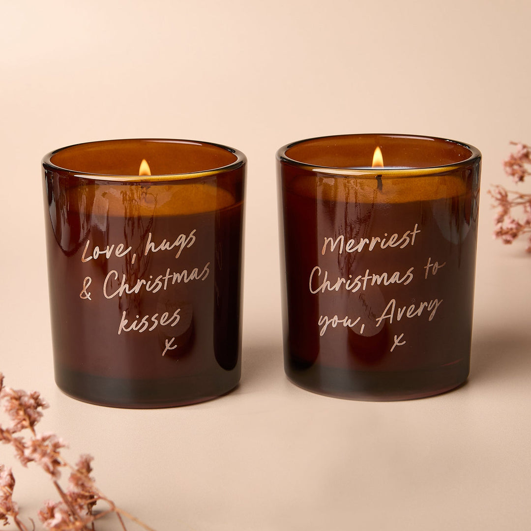 Personalised Message Candle