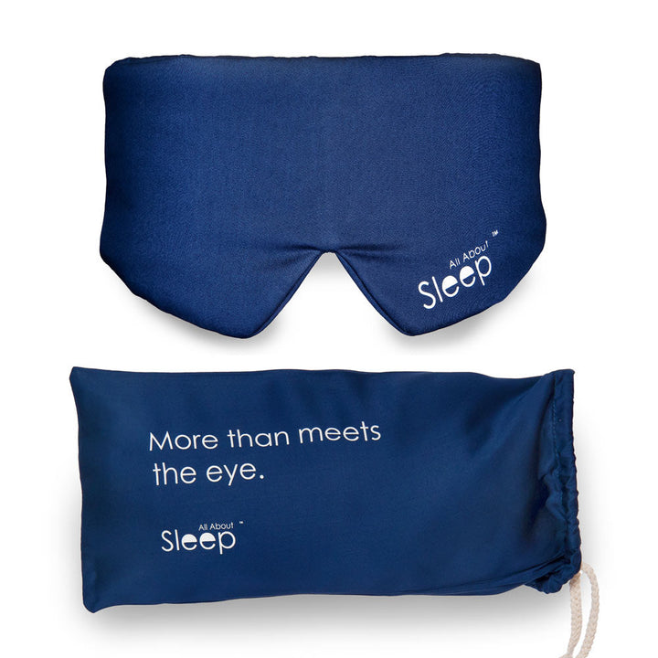 Bamboo Eye Mask: Light Blocking, Unisex, Organic, Vegan Silk Mask for Sleep