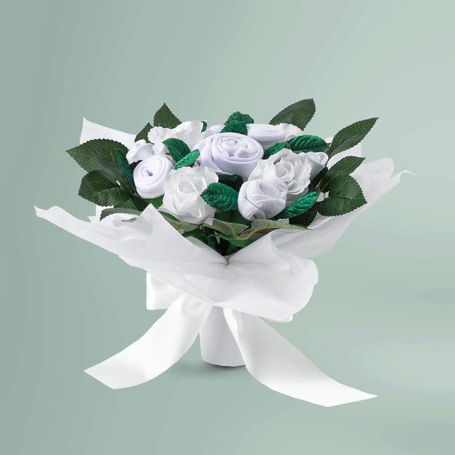 Hand Tied Baby Clothes Bouquet